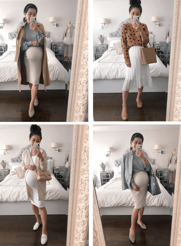 Maternity Outfits with Flats