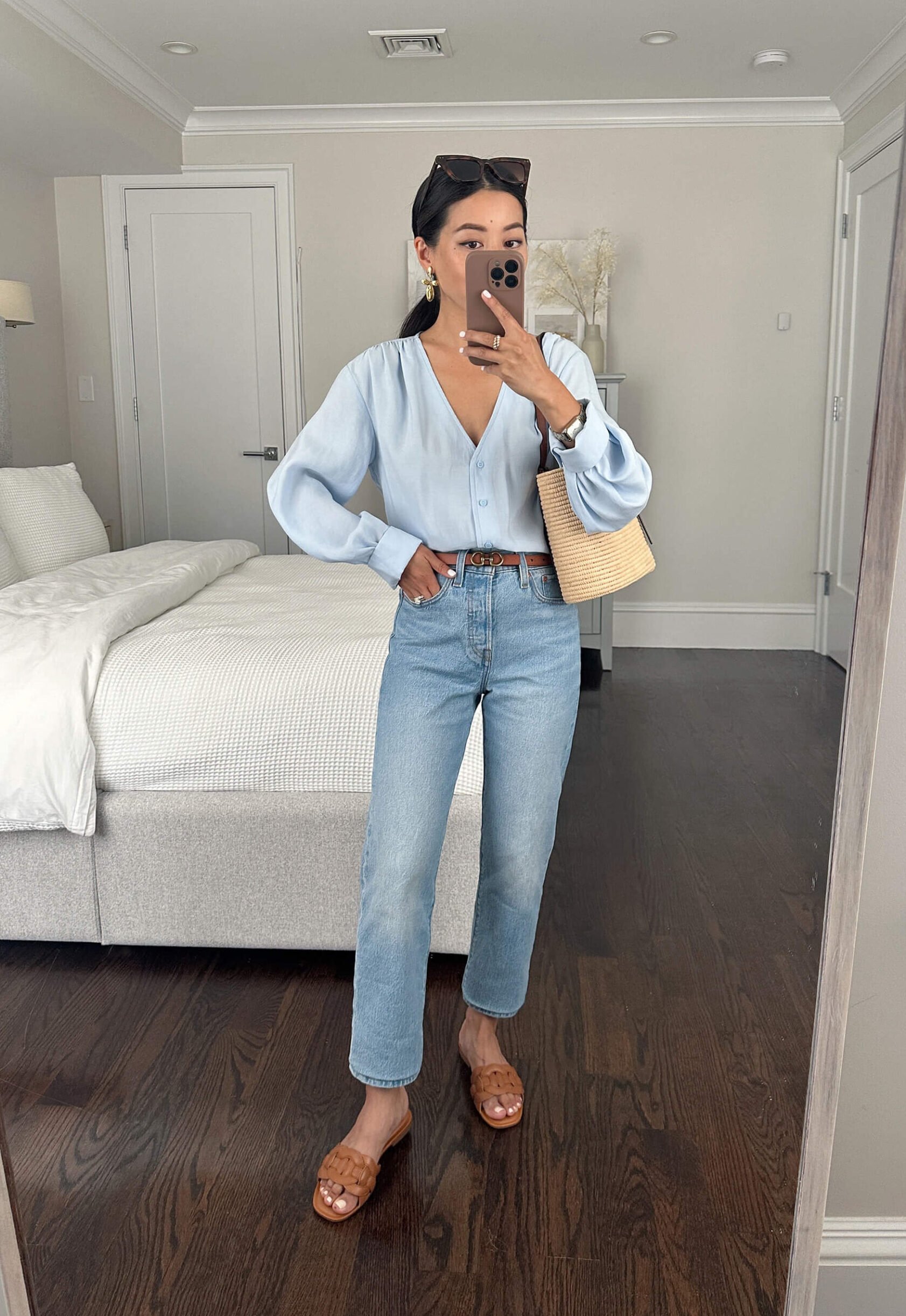 levi wedgie straight jeans nordstrom petite review