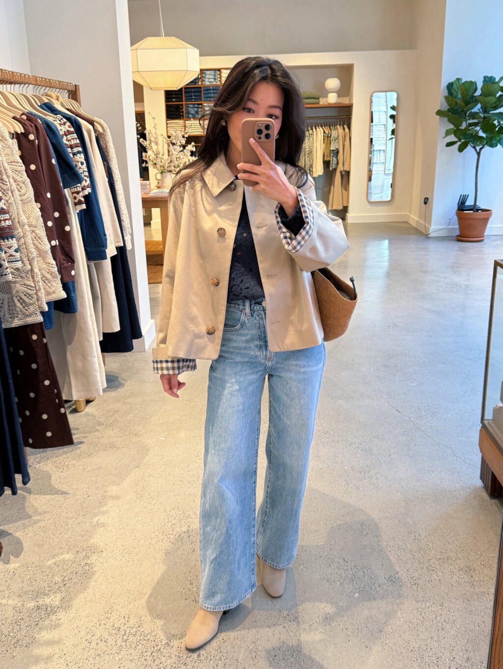 sezane bobby jacket petite review