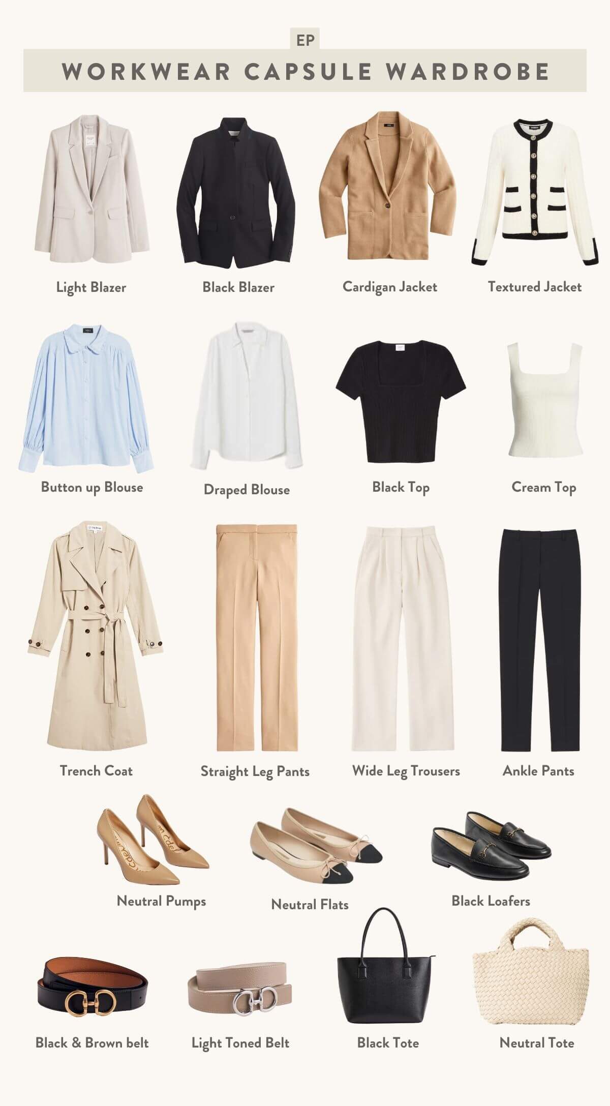workwear capsule wardrobe